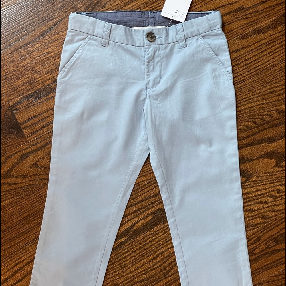 H&M TODDLER BOY LIGHT BLUE CHINO PANTS SKINNY PANTS DRESS PANTS KIDS PANTS NWT